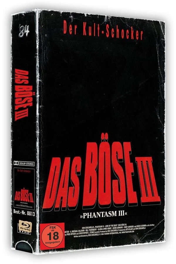 Phantasm III - The Evil VHS Box with Poster Collectors Edition Blu-Ray + DVD New - Image 1 of 1