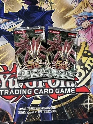 Yugioh 2X Absolute Powerforce 1st Edition Factory Sealed Booster Pack ABPF - Image 1 of 4