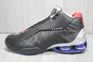 NIKE SHOX BB4 QS VINCE CARTER RAPTORS BLACK RED COURT SHOES CD9335 002 MENS 9.5 - Picture 1 of 6