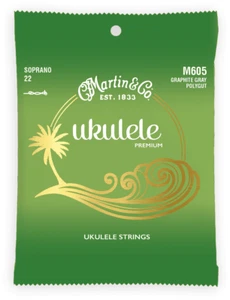 JEU DE CORDES UKULELE SOPRANO PREMIUM MARTIN M605 - Picture 1 of 2