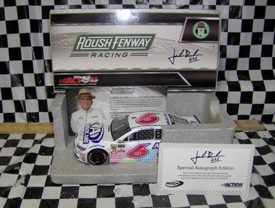 2017  Trevor Bayne #6 Advocare Signatures (Jack Roush Autograph) C.O.A  1/24th - Image 1 of 4