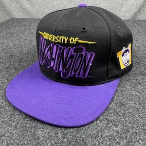 Vintage University Of Washington UW Huskies Mütze Kappe Snapback Starter Skript - Bild 1 von 19