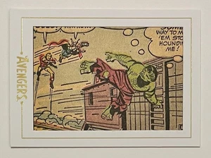MARVEL COMIC CUT - 2015 - AVENGERS: SA - AVGOLD3 GOLD - 1/77 - HULK THOR - AV #3 - Picture 1 of 4