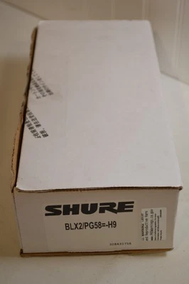 Shure BLX2/PG58 Wireless Handheld Microphone Transmitter - H9 Band - Image 1 of 4