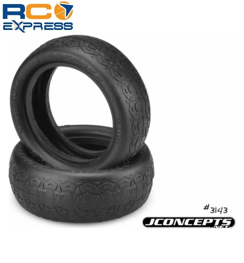 JConcepts Octagons 2.2 Buggy Front Tires Green (2) JCO314302