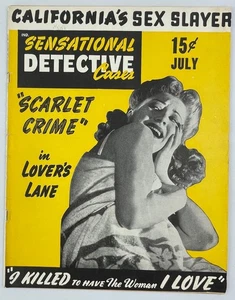 Sensational Detective Cases Magazine, July 1943, Vintage True Crime Stories - Bild 1 von 5