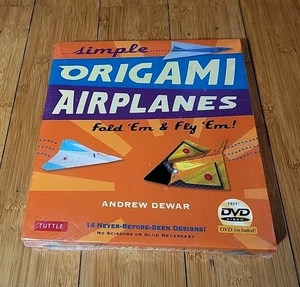 Einfache Origami-Flugzeuge Falten sie sie und fliegen sie sie von Andrew Dewar Tuttle DVD Kit 2i - Bild 1 von 3