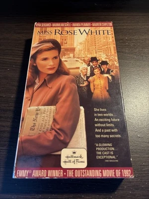 Miss Rose White (1991) VHS - Kyra Sedgwick - Hallmark Hall Of Fame - Emmy Winner Foto 1 de 3