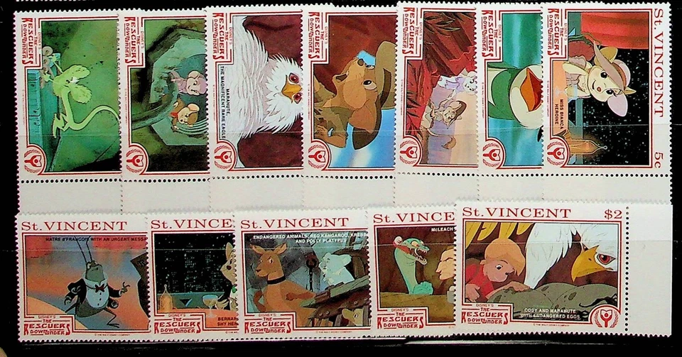 St. VINCENT Sc 1506-17 NH ISSUE OF 1991 - DISNEY - (DF25)  - Image 1 of 1
