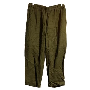 Quitte Damen Gr. L 100% europäisches Leinen Hose weites Bein nachhaltig Öko Capsule - Bild 1 von 9