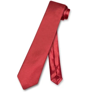 Biagio Boys NeckTie Solid BURGUNDY Color Youth Neck Tie - Picture 1 of 2