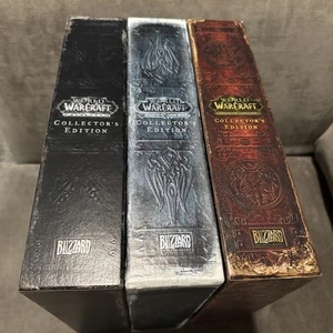 World Of Warcraft Collector's Edition Bundle Lot Cataclysm Pandaria Lich King - Picture 1 of 8