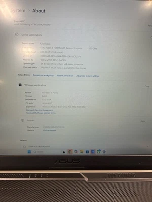 ASUS WIN 11 8 ГБ 500SSD RYZEN 5 (P20027007) - Изображение 1 из 4