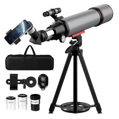 Telescope for Adults High Powered - 90Mm Aperture 600Mm Refractor Telescope f... - Image 1 of 4
