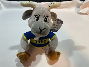 USA Navy Billy Goat Maskottchen 9 Zoll grau Stofftier  - Bild 1 von 6
