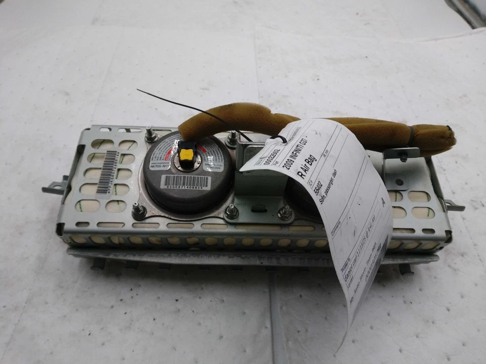 2009 INFINITI G37 Instrument Panel Air Bag Blue Right OEM Used NJ25-22502-564004 - Image 1 of 4