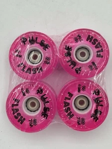Atom Pulse Flash Pink Clear Wheel 65mm 78A Atomic New Sealed Roller skate - Picture 1 of 2