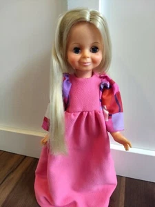 Vintage Ideal Velvet Doll Crissy's Cousin 1969 with Pink Dress  - Picture 1 of 8