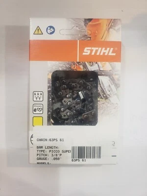MOTOSIERRA STIHL 63PS 61 NUEVA 18 pulgadas HOJA AGRESIVA 3/8P .50 61 18 PULGADAS Foto 1 de 4