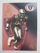 2001 Fleer E-X Essential Credentials Now Jerry Rice HOF SP Rare 167/299