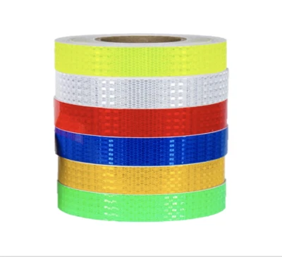 50 metre rolls 25mm Reflective Safety Conspicuity Adhesive Tape Multicolour - Image 1 of 3