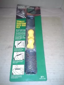 VTG Duro Stanley AF-1 10" Half Round Blade w/Handles Surform Auto Body File. NOS - Bild 1 von 9