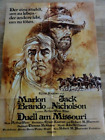 Kino Plakat* DUELL AM MISSOURI Marlon Brando Jack Nicholson Arthur Penn