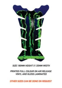 Motorcycle Fuel Tank Protector Sticker Graphic Decal Laminated TG08 - Picture 1 of 1