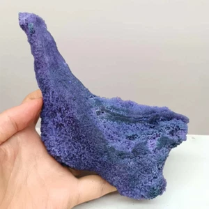 Racimo de cristal de ágata calcedonia botrioidal púrpura AAA 510G - Imagen 1 de 4