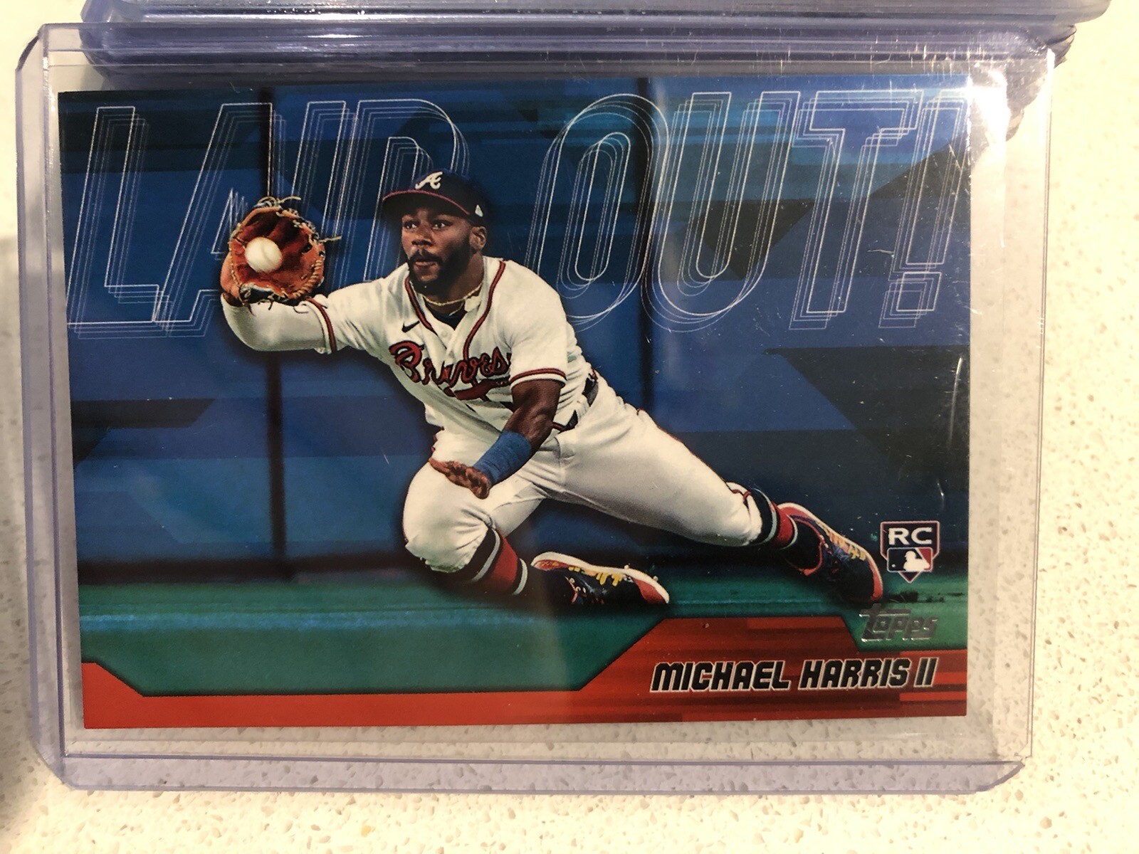 2023 Topps Update  Michael Harris II Red Parallel Laid Out /10 #LO-3 Braves