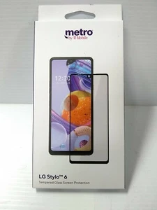 Metro T-Mobile LG Stylo 6 Tempered Glass Screen Protector - NEW GLS1022 (W2-2) - Picture 1 of 3