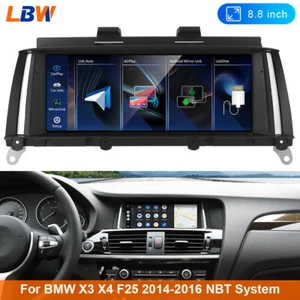 For BMW X3 X4 F25 2014-16 NBT System 8.8'' Car Linux Screen Radio Video Carplay - Foto 1 di 12