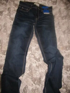 nwt Jordache dark wash stretch super skinny jeans girls 14 free ship USA - Picture 1 of 3