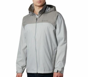 COLUMBIA Men's GLENNAKER LAKE Rain Jacket - ColumbiaGrey/Boulder - Small - NWT  - Picture 1 of 2
