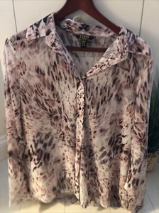 Women’s Lipsy Blouse Size 14 Animal Print Excellent Condition - Picture 1 of 4