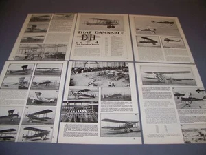 VINTAGE..DE HAVILLAND DH-4 VARIANTS ..HISTORY/PHOTOS/DETAILS...RARE! (441G) - Picture 1 of 6