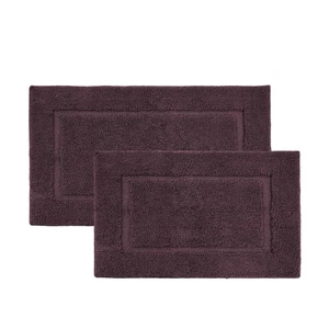Egg Plant Premium 2-teiliges Badteppich-Set, weich saugfähig, rutschfeste Dusche M... - Bild 1 von 9