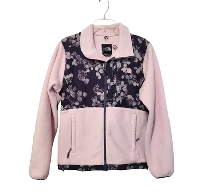 THE NORTH FACE Floral Denali Pink Fleece Full Zip Polartec Jacket Women's M- 42" - Image 1 of 4