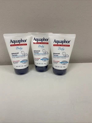 Aquaphor Pomada Curativa Bebé Protector de la Piel 3 OZ Lote de 3 - G1-02 Foto 1 de 2