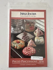 Indygo Junction Sewing Pattern Pieced Pincushions IJ748, By Susan Gower - Picture 1 of 1