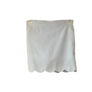 Vineyard Vines Performance Girls Striped Scalloped Skort - Picture 1 of 5