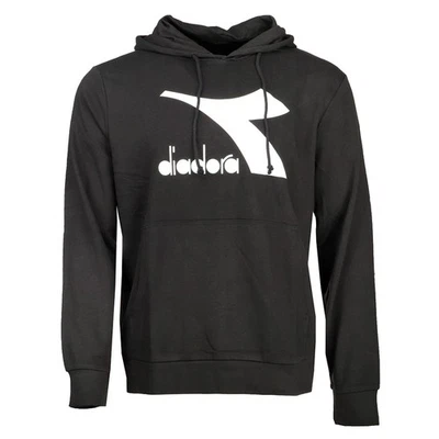 Moletom com capuz masculino logotipo chromia diadora tamanho G casual 178746-80013 - Imagem 1 de 3