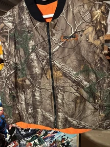 RealTree Vest Men’s XXL Reversible Camo  Orange Fleece Warm Outdoor Layer A+ - Picture 1 of 6