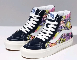 Vans Anaheim Veggies Print SK8-Hi 38 DX Scarpe da skate Sneakers US 7 M 8,5 W (T168) - Foto 1 di 16