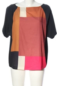 ESPRIT Blusa de manga corta Mujeres Blusa Talla EU 38 negro-rosa-naranja claro - Imagen 1 de 5