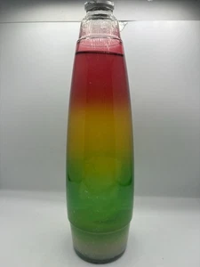 Lava Lamp Replacement Globe 10” Tri Color White Wax Rasta Jamaican Colors - Picture 1 of 8