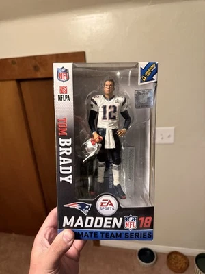 Figura McFarlane Madden 18 Ultimate Team Serie 1 Tom Brady Patriots Super Bowl Foto 1 de 4