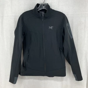Arc’teryx Black Softshell Jacket Women's Size Small Blade Embroidered On Back - Picture 1 of 22