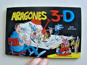 Aragones 3-D Comic Buch Sergio Aragones Kunst 3-D Brille angebracht 1989 9.4 - Bild 1 von 7