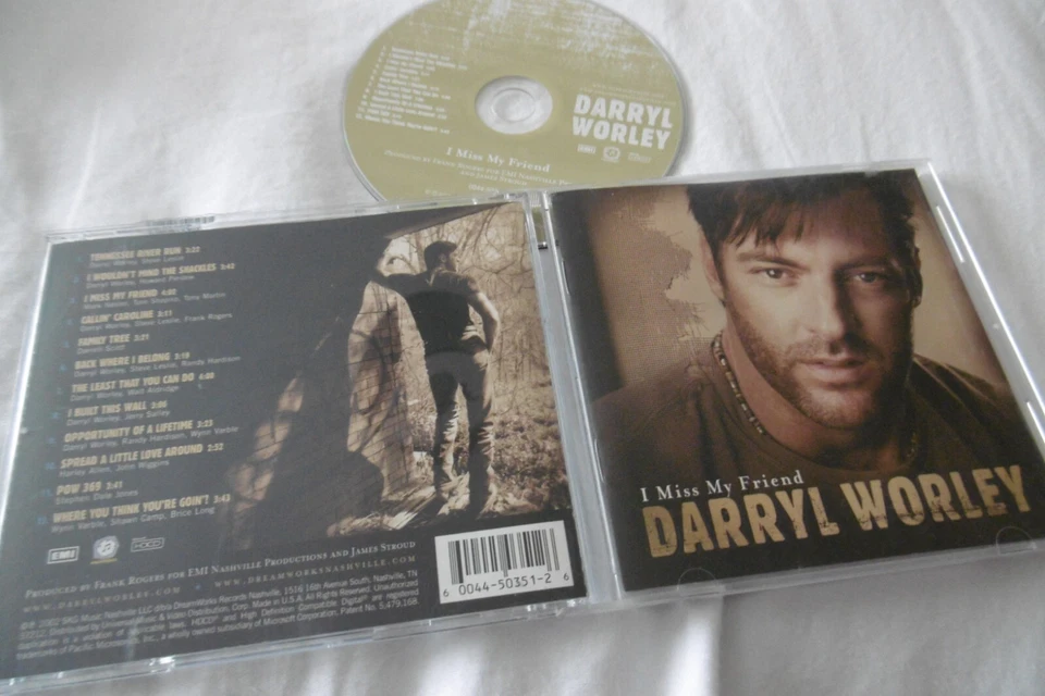 Darryl Worley I Miss My Friend CD Album Hdcd 2002 Emi 12 Titel - Bild 1 von 1